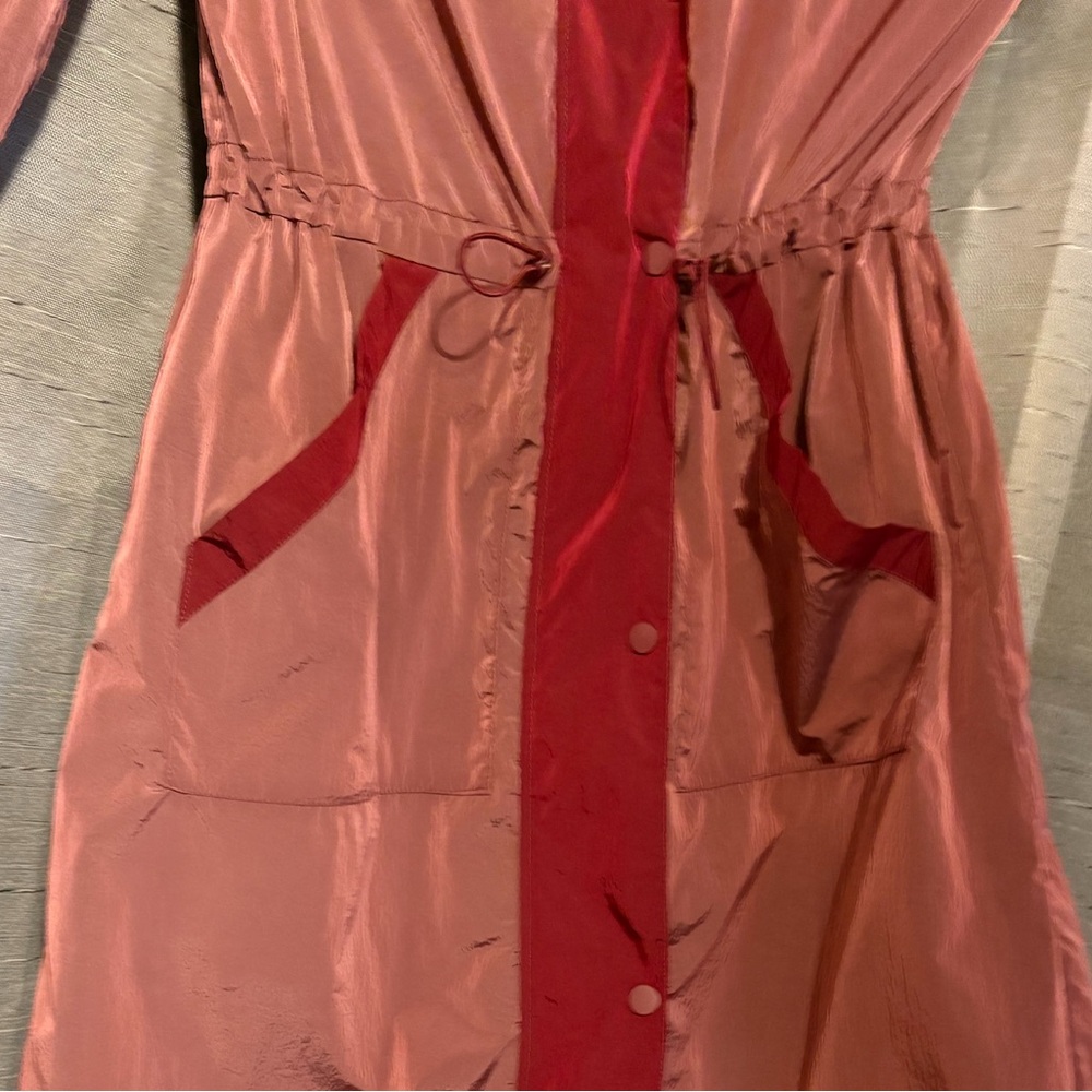 NWT- Chicos Maroon Long lightweight adorable hooded jacket for all seasons❤️ - Picture 5 of 16